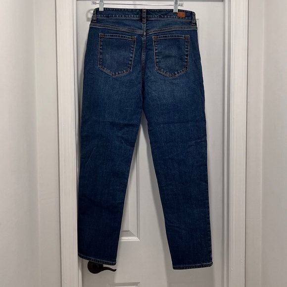 L.L. Bean Blue Jeans with Red Accents - Picture 3 of 7